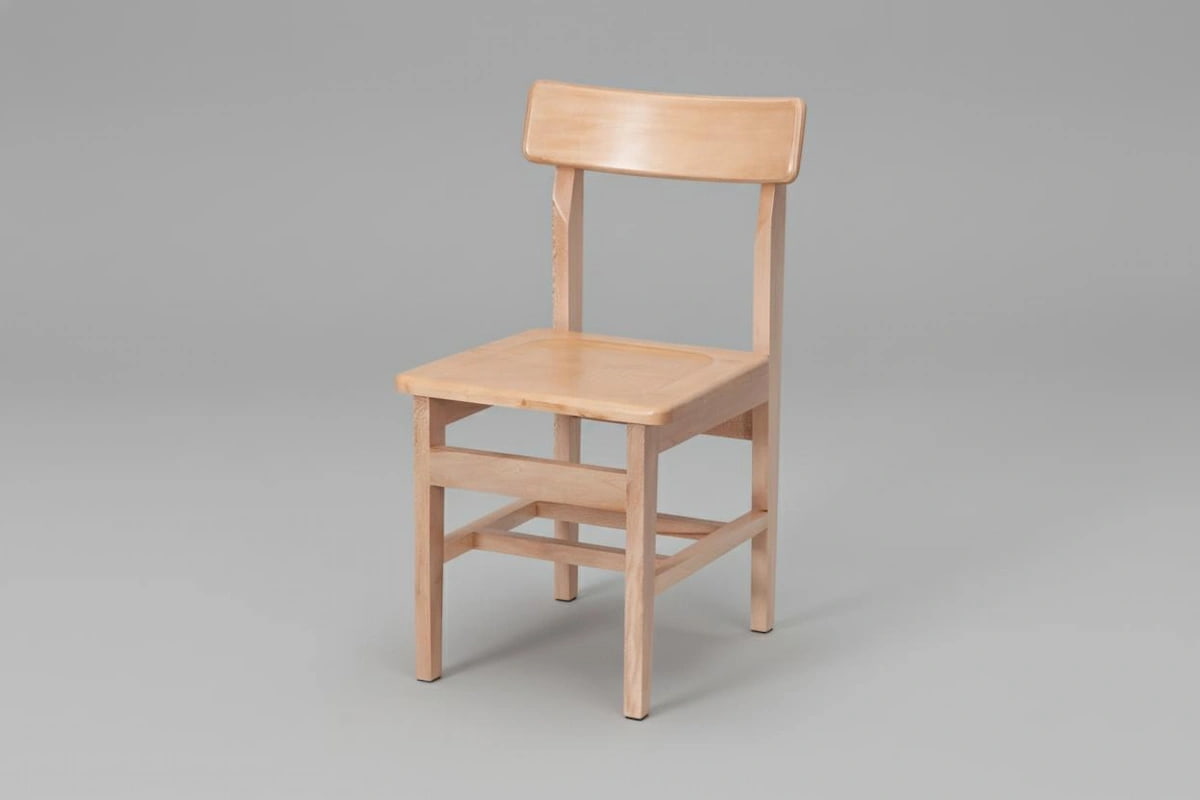 تصویر 2 از صندلی چوبی کتابخانه دست‌ساز از چوب طبیعی برای فضای مطالعه